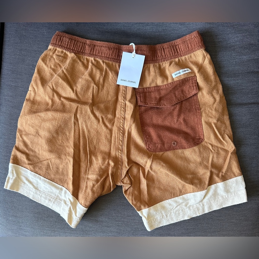 Banks Journal Verge Walkshort in Sunburn - Picture 4 of 6